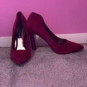 Steven by Steve Madden maroon heels